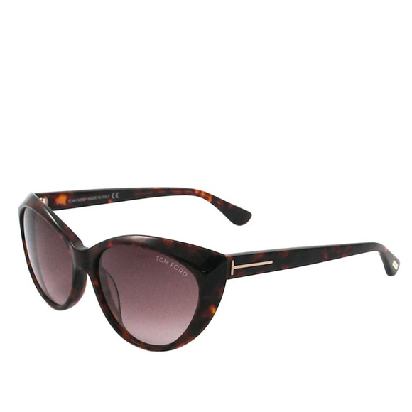 Tom Ford Accessories - Tom Ford Martina Tortoise Cat Eye Sunglasses